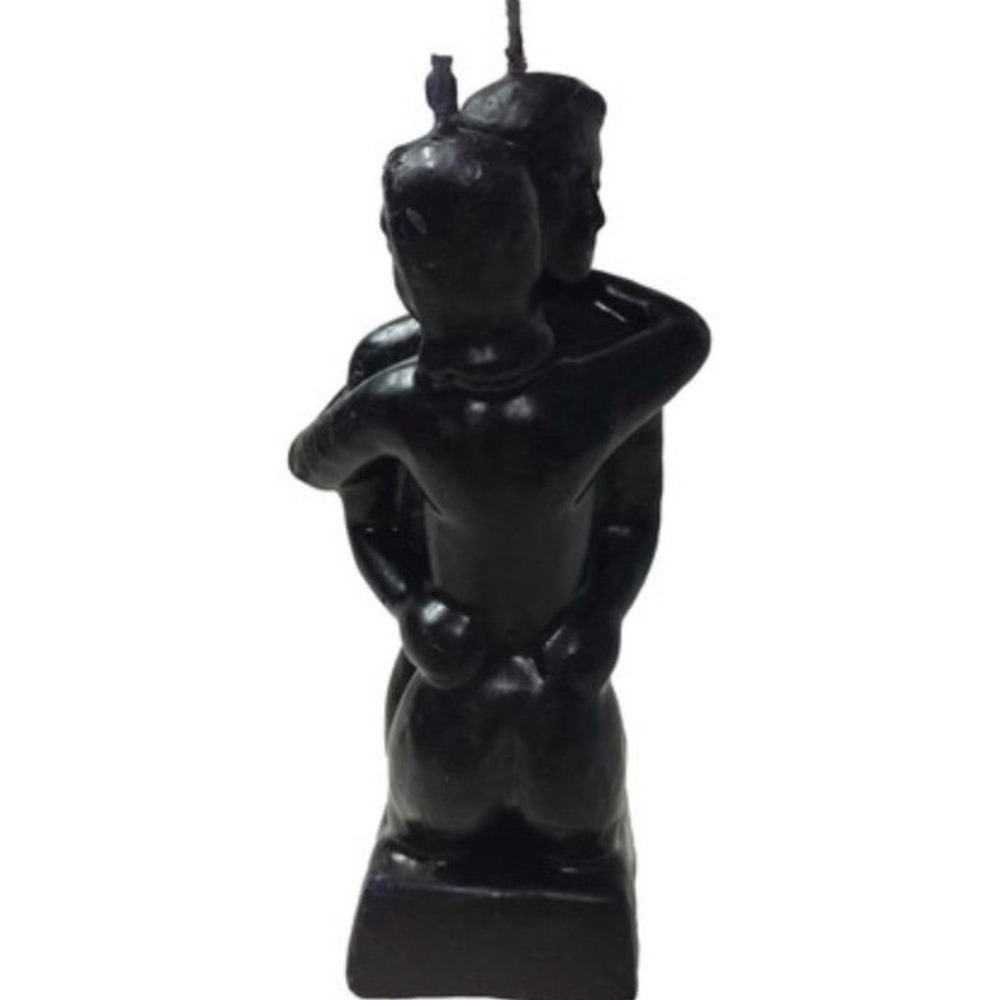 Erotic couple candle